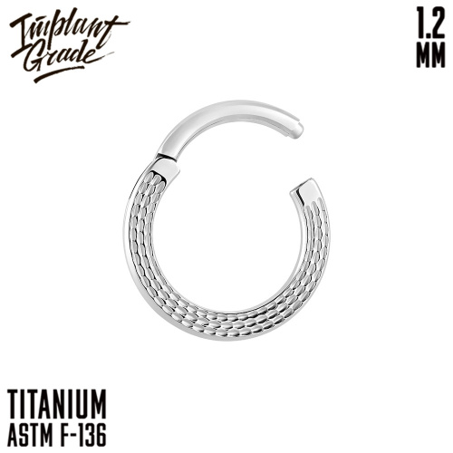 Кольцо-кликер Scales 1.2 мм (16 G) фото 2